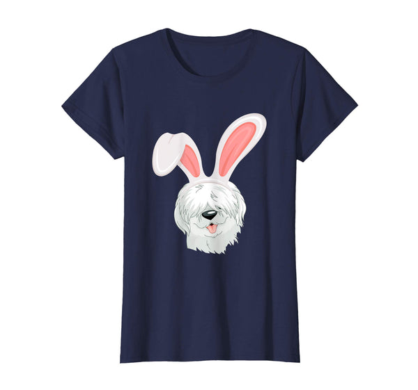 Old English Sheepdog Dressed Easter Bunny Rabbit Ears Shirt