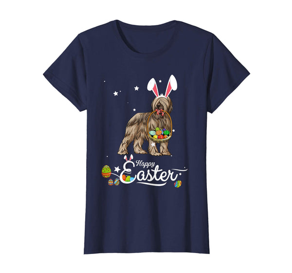 Briard Dog With Bunny Hat Easter Costume T Shirt