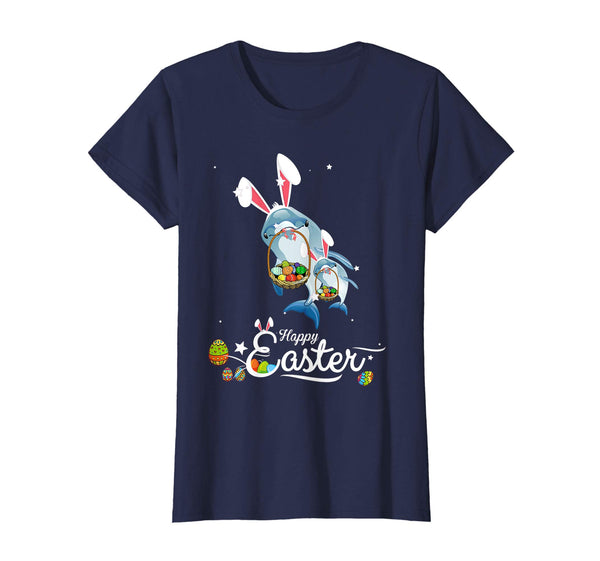 Cute Easter Dolphins with Bunny Ears and Eggs T Shirt