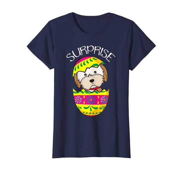 Funny Cute Puppy Havanese Hatches Easter Egg Easter T-Shirt
