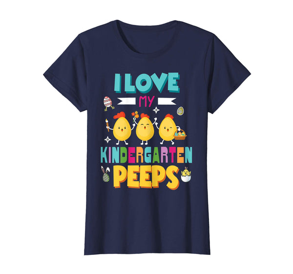 I Love My Kindergarten Peeps Shirt Easter Teacher Tee