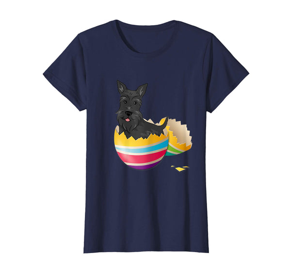 Scottish Terier Hatching From Easter Egg Easter Day Shirt