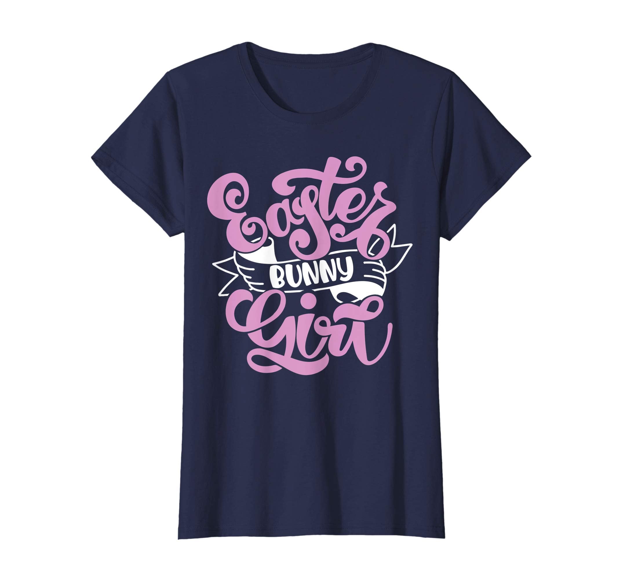 Cute Girls Easter T Shirt - Easter Bunny Girl T Shirt