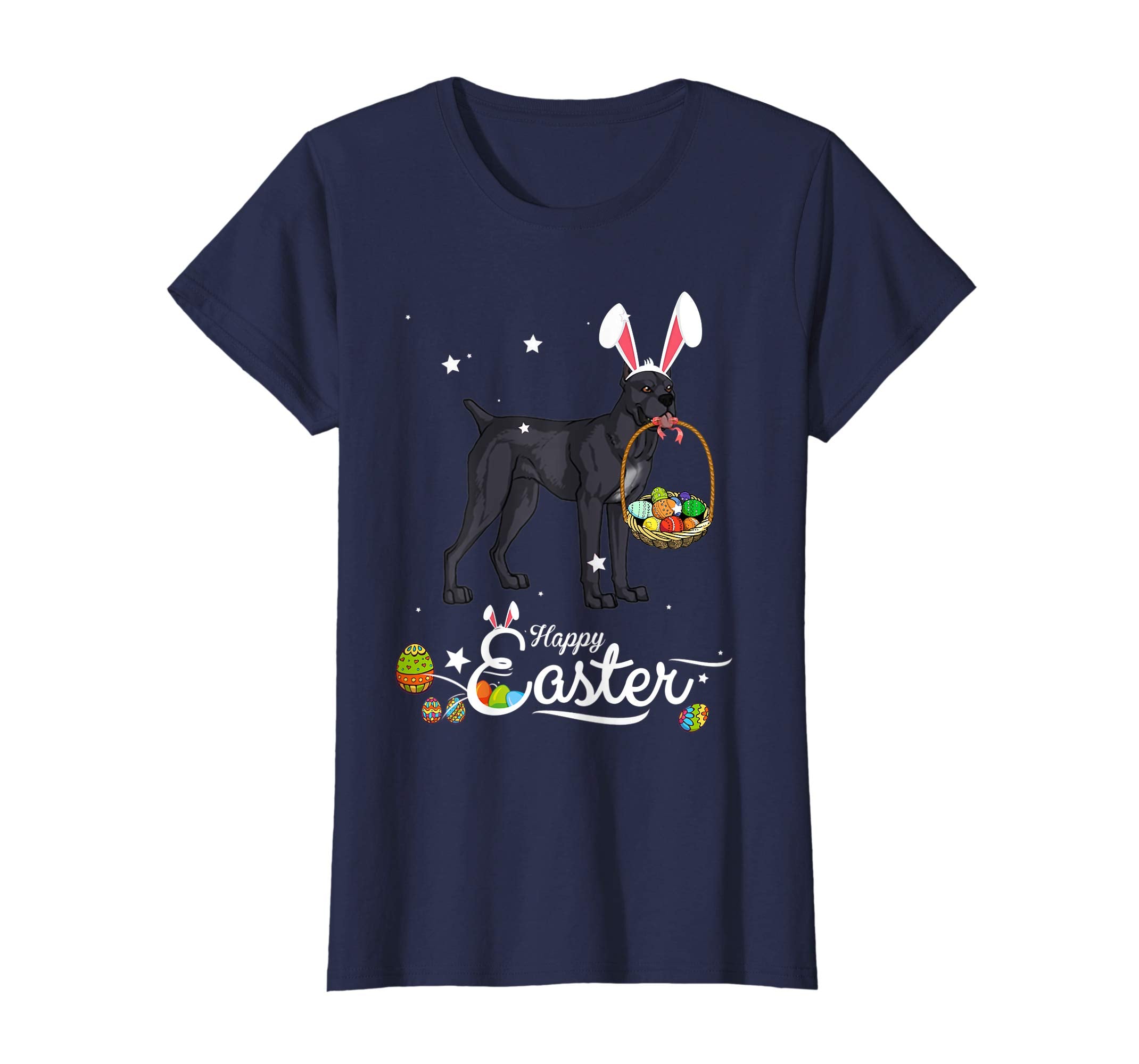 Cane Corso Mastiff Dog With Bunny Hat Easter Costume T Shirt