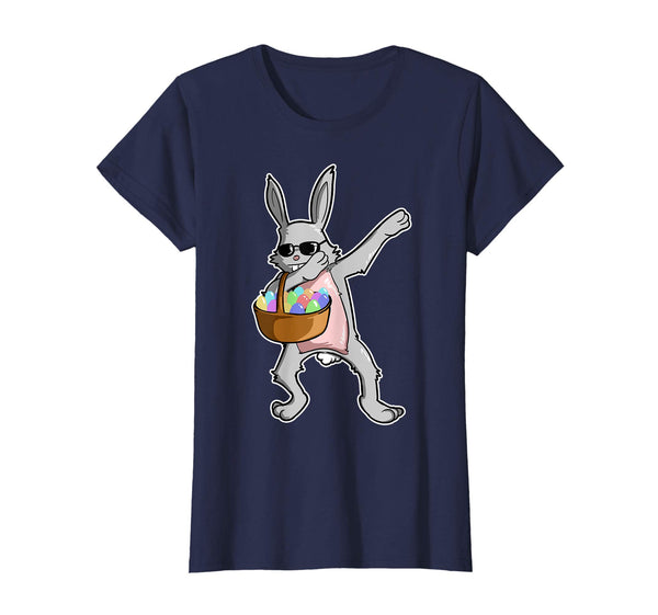 Easter Shirt For Boys Girls Cool Dabbing Rabbit