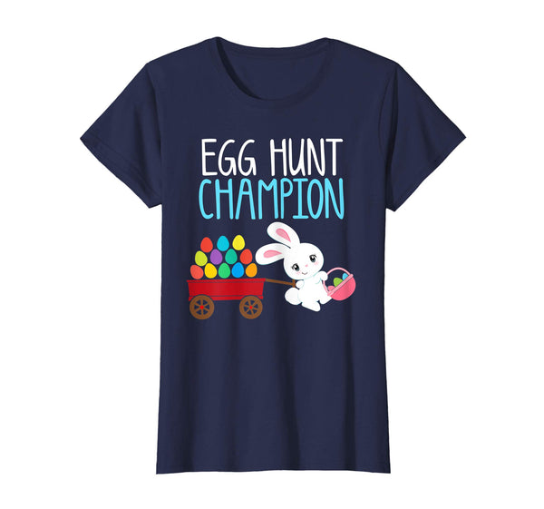 Easter Bunny T-Shirt Girls Kids Toddlers EGG HUNT CHAMPION