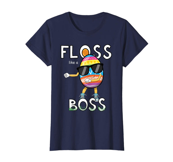 Floss Like A Boss Easter Egg Gift Shirt Boys Kids Flossing