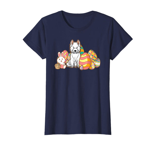 Easter West Highland Terrier Dog T-Shirt Gift
