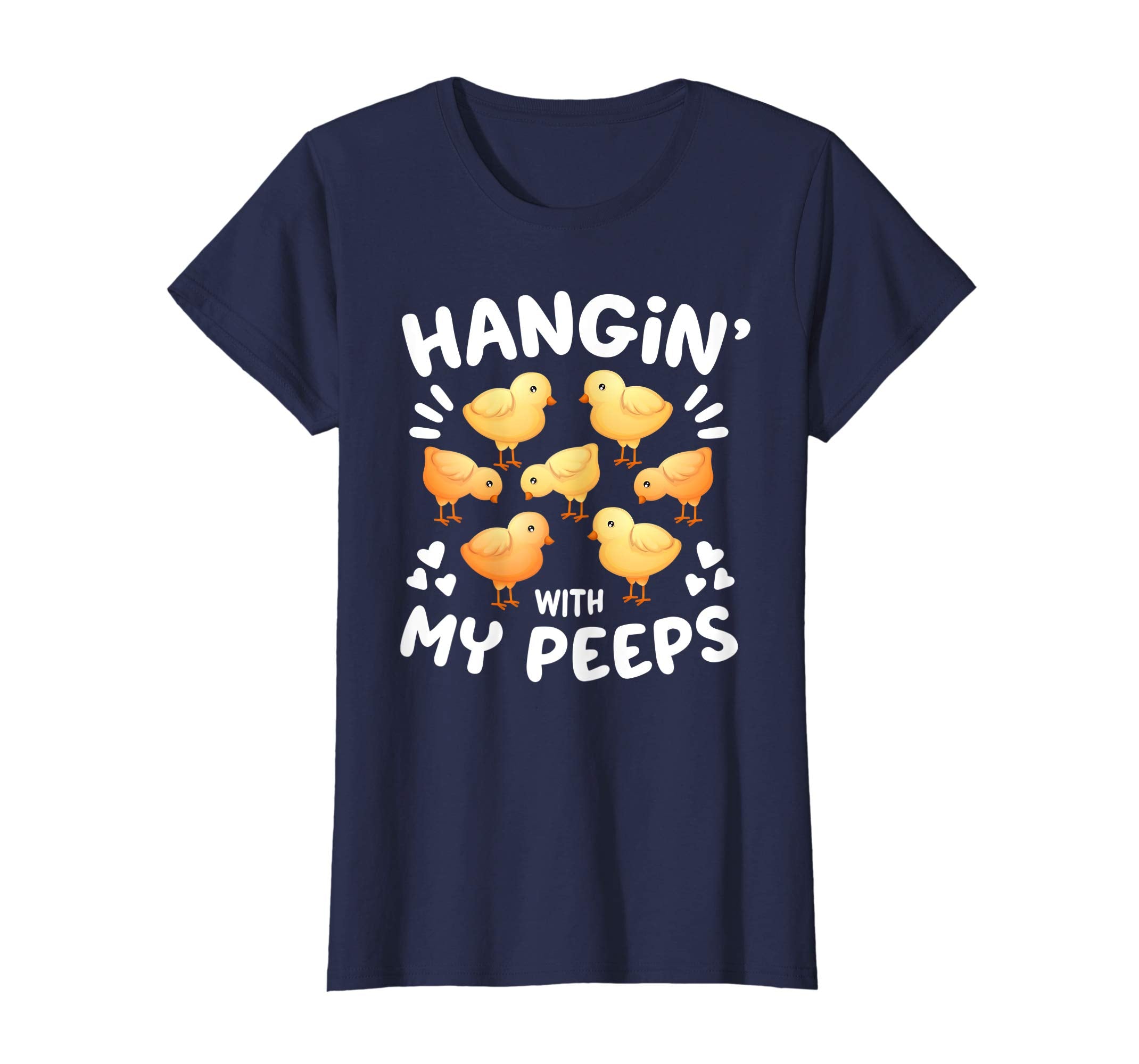 Hanging With My Peeps Happy Easter Kids Boys Girls T Shirt