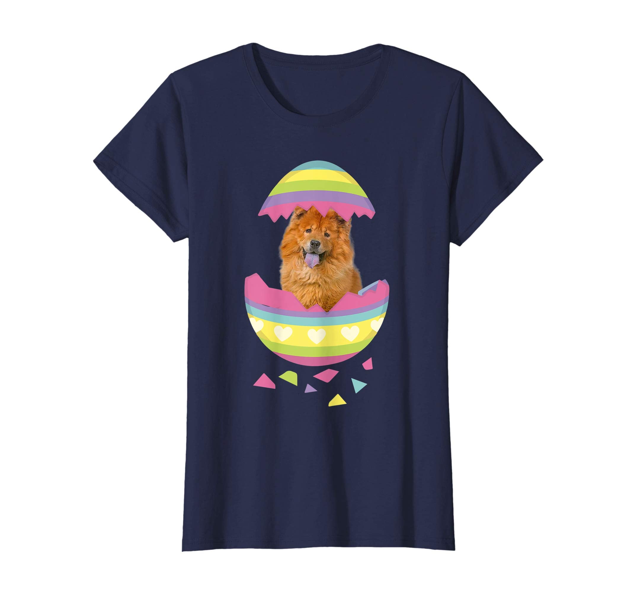 Chow Chow Easter Egg T-Shirt Dog Lover