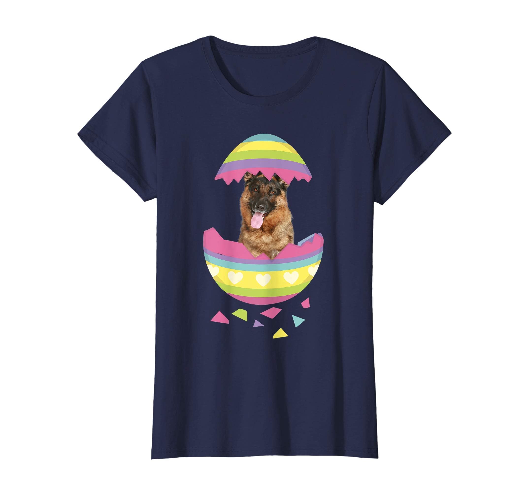 German Shepherd Easter Egg T-Shirt Dog Lover