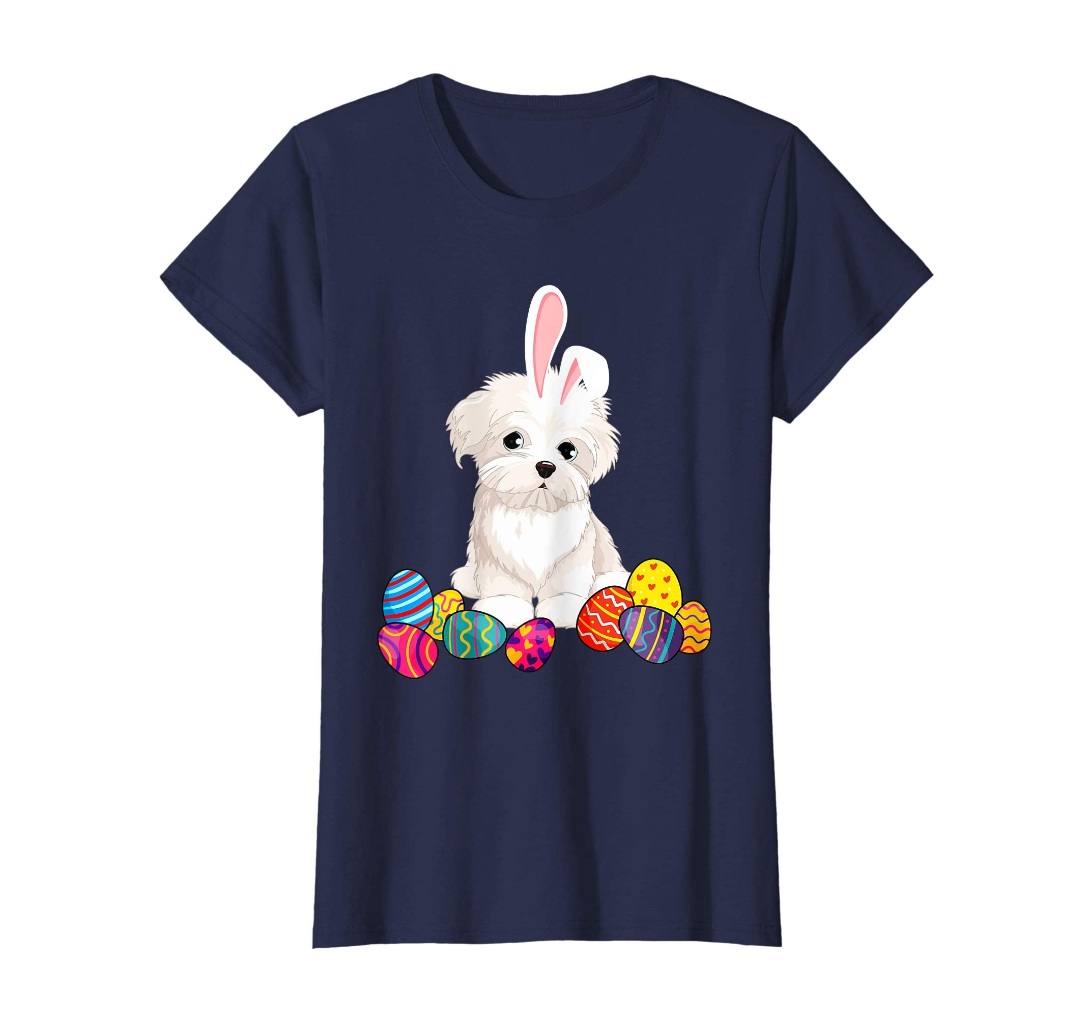 Maltese Bunny Ear With Egg Easter Easter Day Shirt
