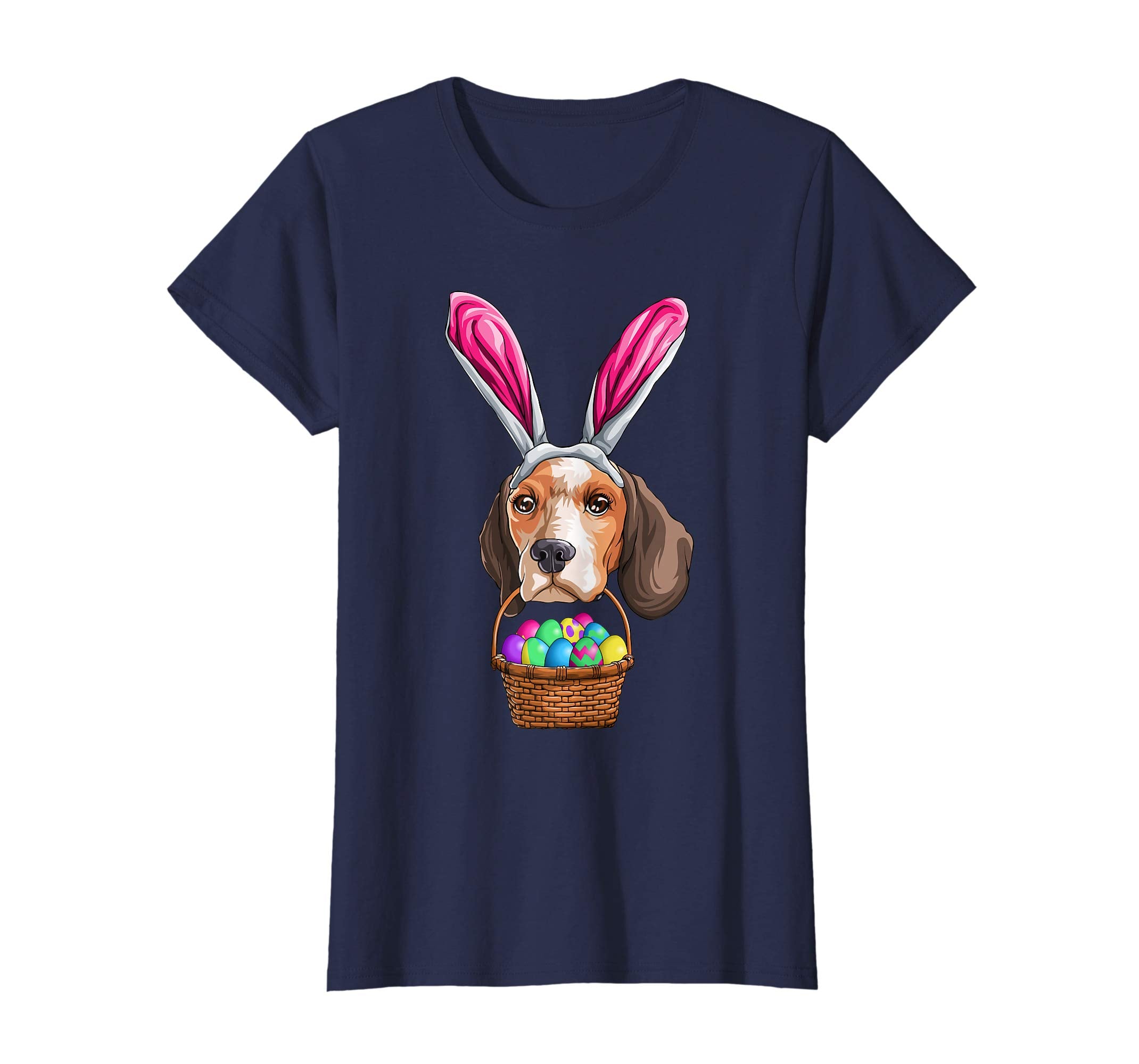 Easter Beagle T Shirt Men Women Kids Bunny Basket Eggs Gift