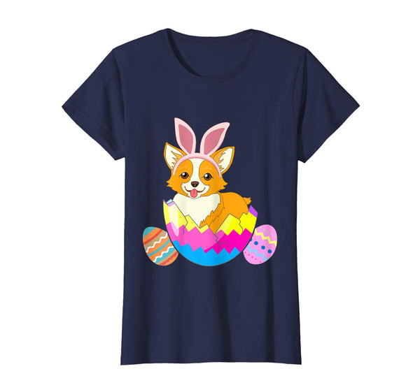Corgi Wearing Easter Bunny Ears Funny Corgi T Shirt