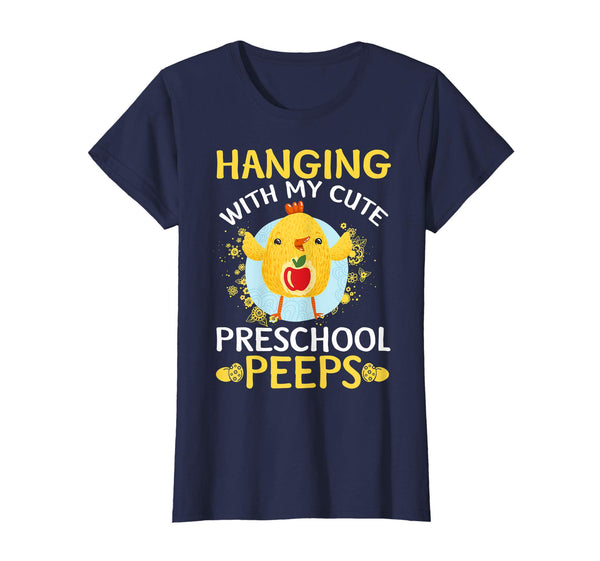 Cute Easter Shirt Teacher Hanging with my Preschool Peeps