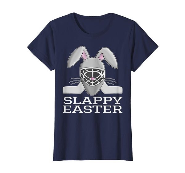 Easter Hockey Gift Bunny Goalie Mask T-Shirt Family Group