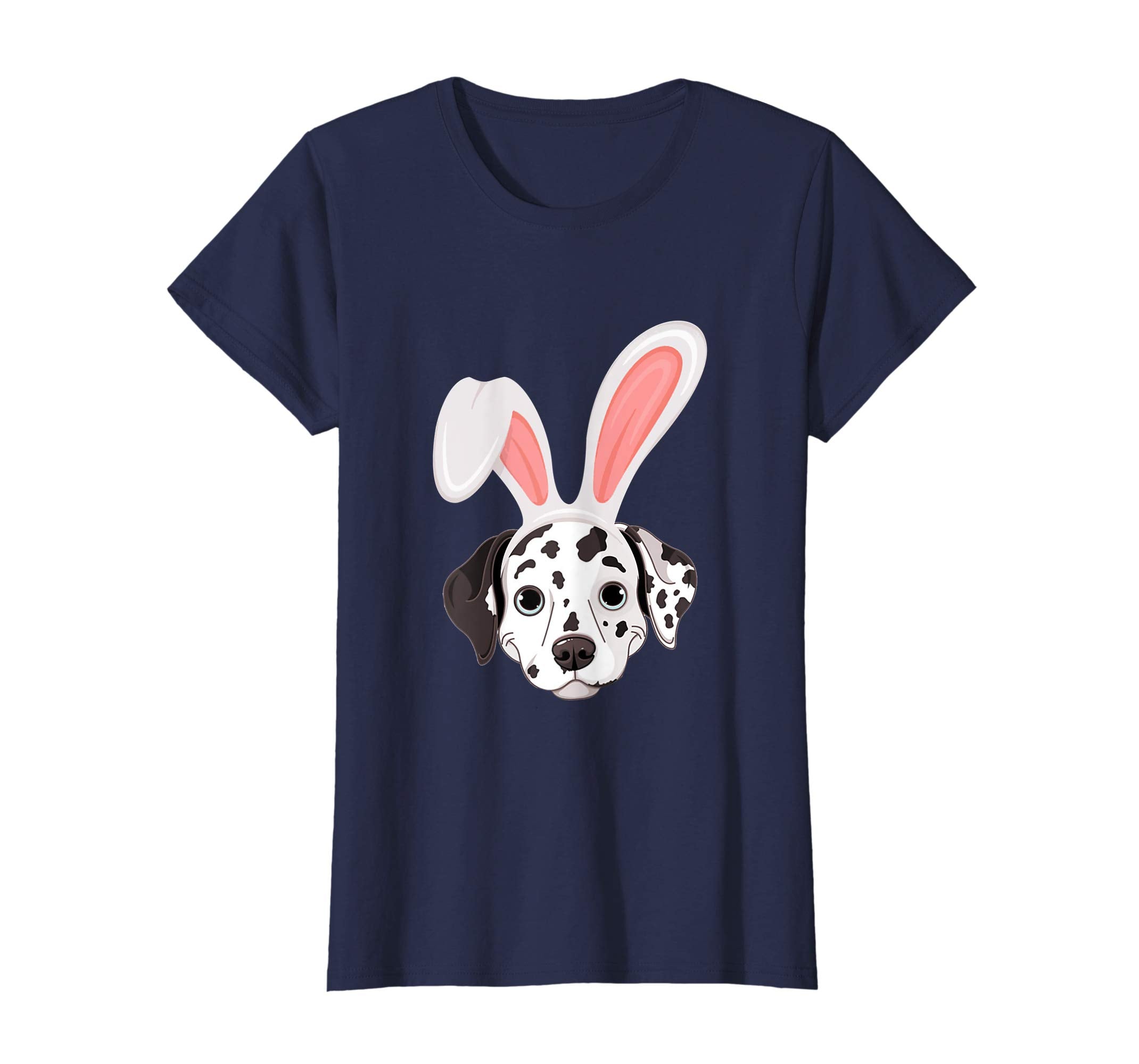 Dalmatian Dressed As Easter Bunny With Rabbit Ears T-Shirt
