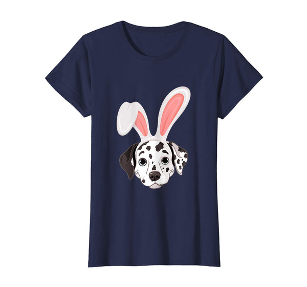 Dalmatian Dressed As Easter Bunny With Rabbit Ears T-Shirt