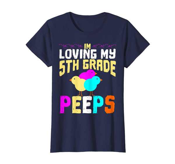 5th Grade Peeps Easter TShirt Teacher Gift