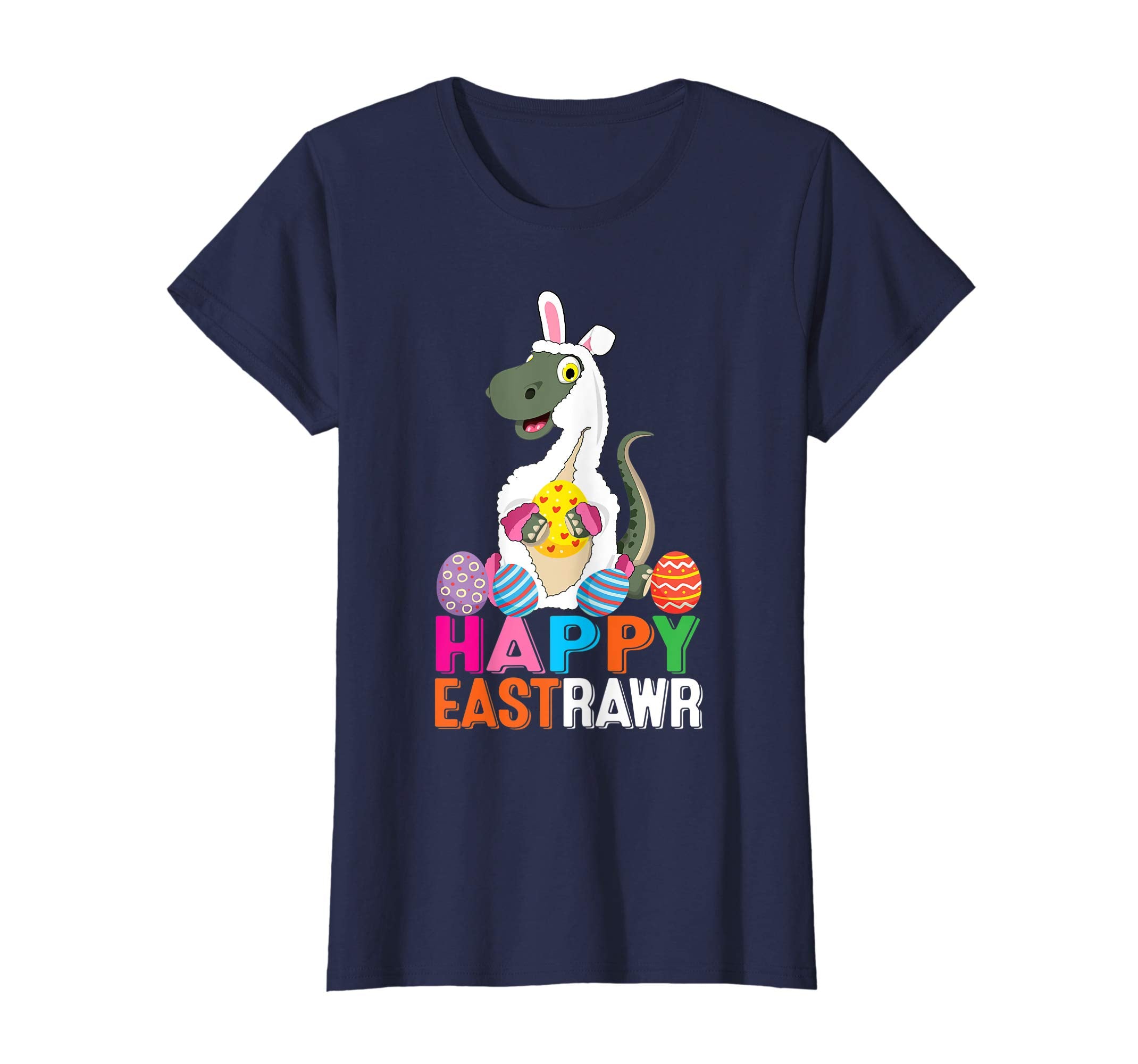 Happy Eastrawr Funny Dinosaur Easter Bunny Gift Kids Shirts
