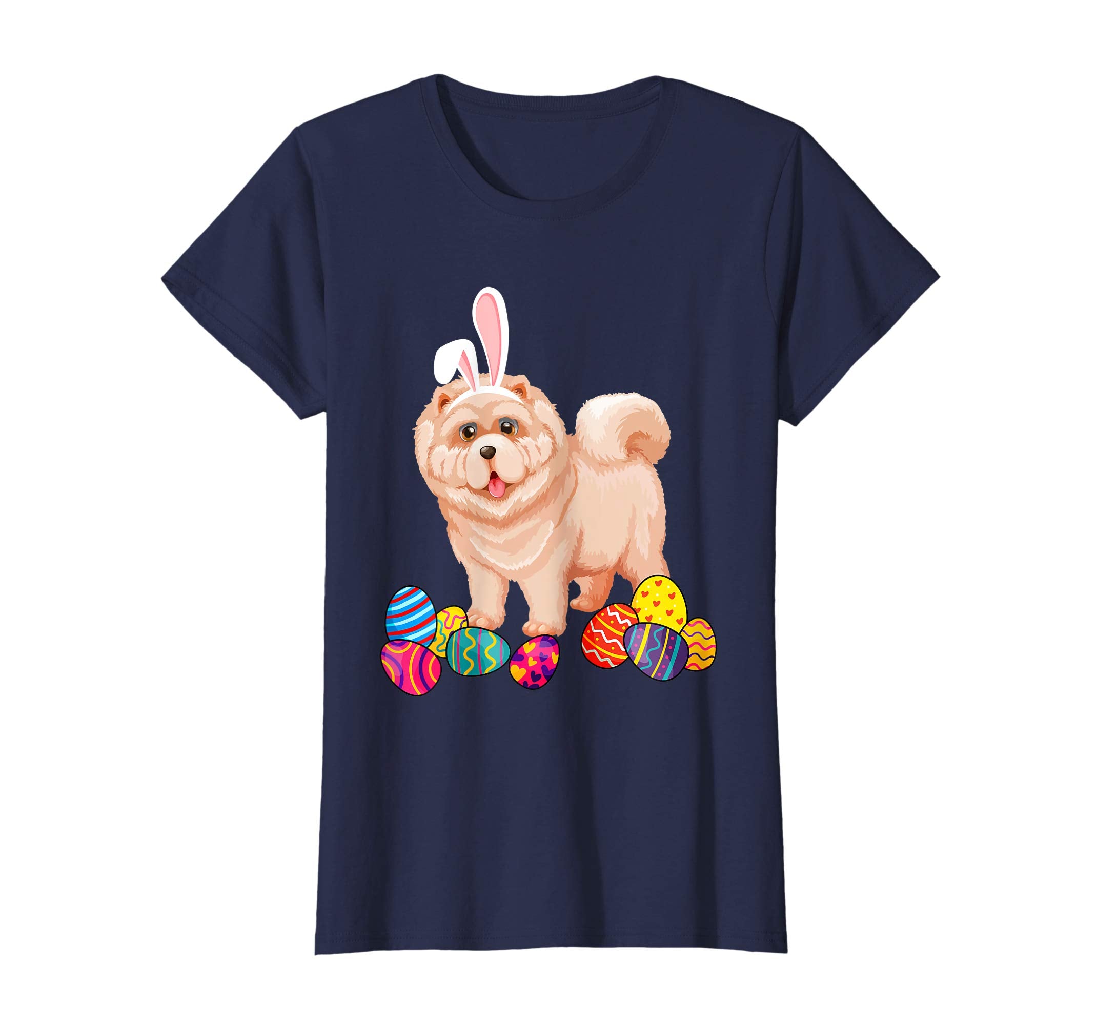 Chow Chow Bunny Ear With Egg Easter Easter Day Shirt
