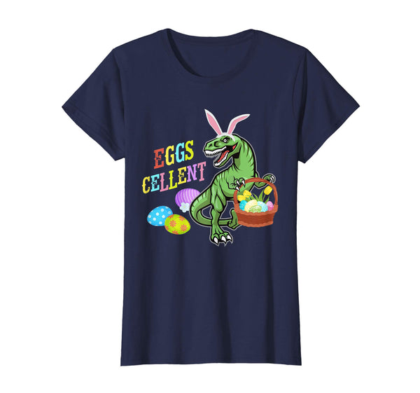 Dinosaur T-rex Rabbit Easter Shirt Eggs Cellent Excellent