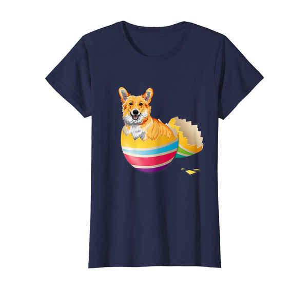 Corgi Hatching From Easter Egg Easter Day Shirt