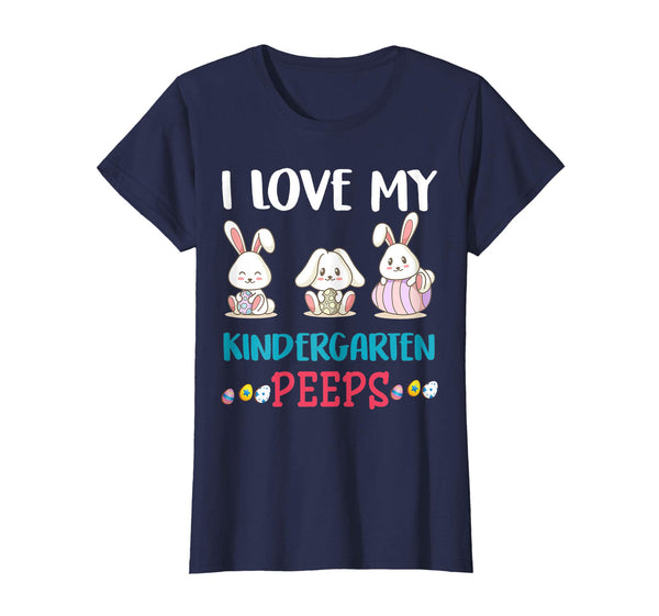 I Love My Kindergarten Peeps Easter Day T-Shirt