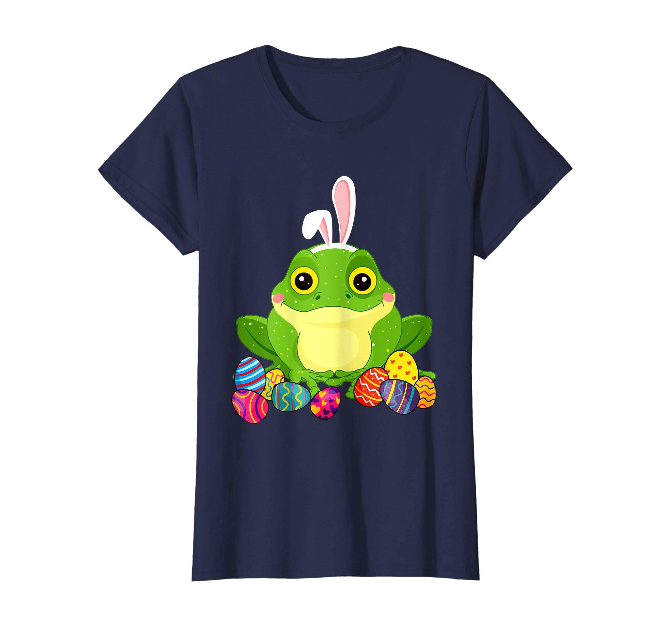 Frog Bunny Ear With Egg Easter Easter Day Shirt