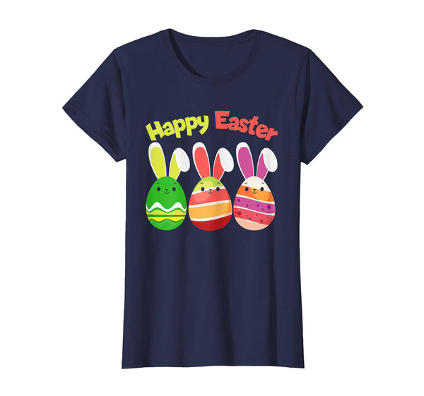 Easter T Shirt Happy Easter Bunny Eggs Tshirt Colorful Gift