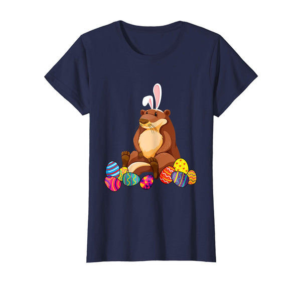 Otter Bunny Ear With Egg Easter Easter Day Shirt