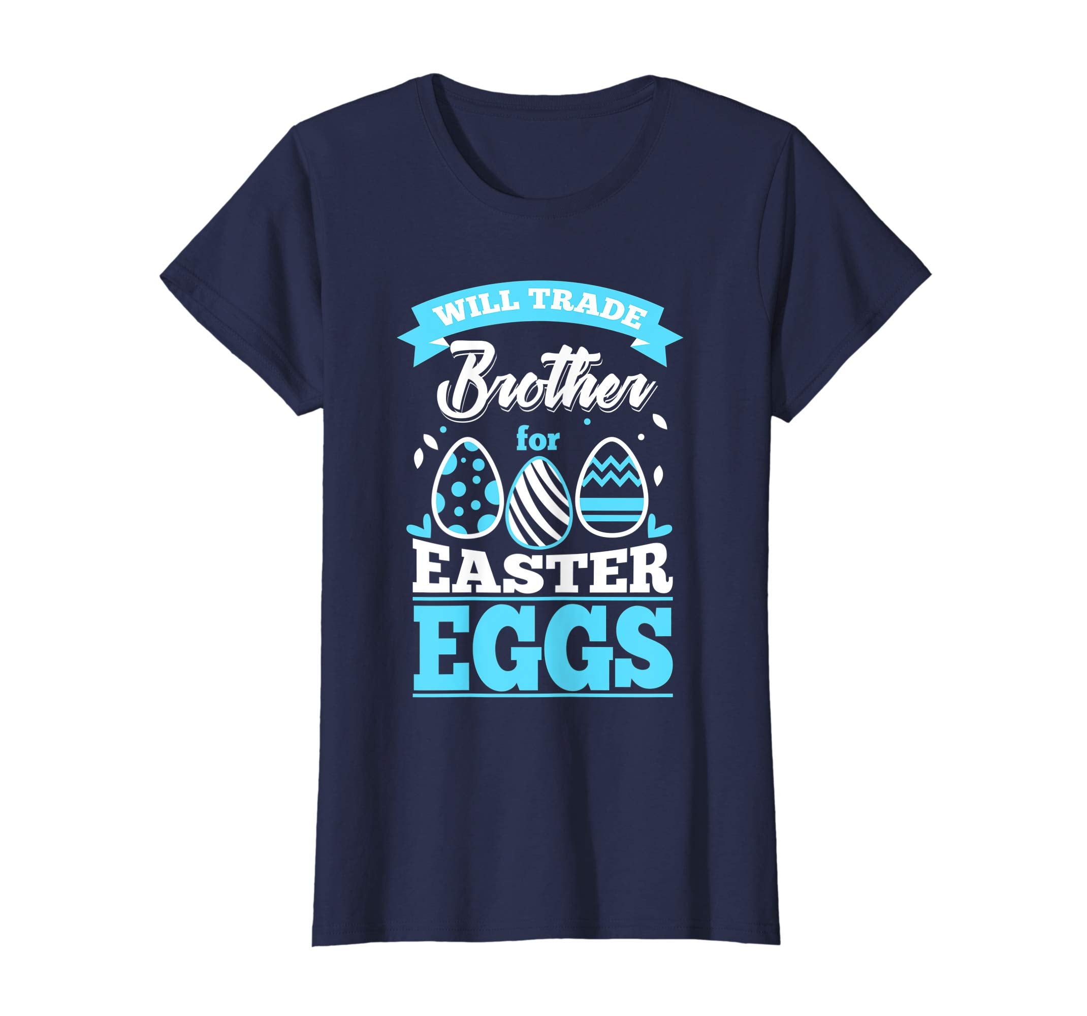 Girls Easter Bunny Shirt Happy Easter Will Trade Brother Tee