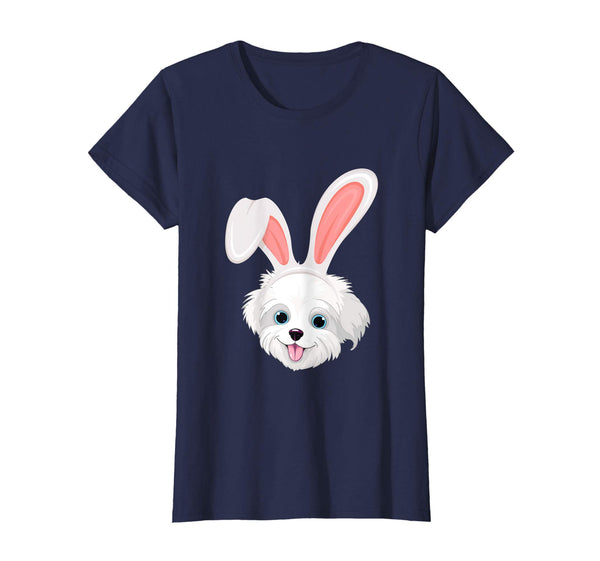 Havanese Dressed As Easter Bunny With Rabbit Ears T-Shirt