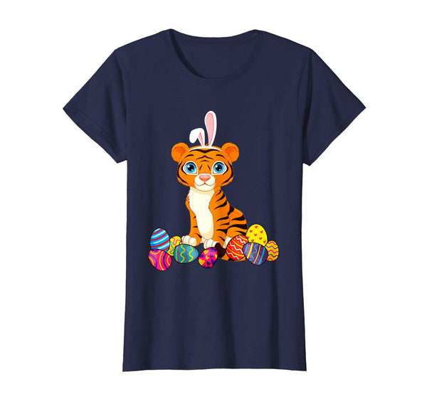 Tiger Bunny Ear With Egg Easter Easter Day Shirt