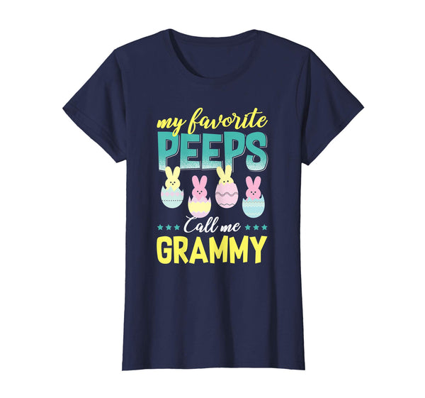 My Favorite Peeps Call Me Grammy T-Shirt Easter Gift Shirt