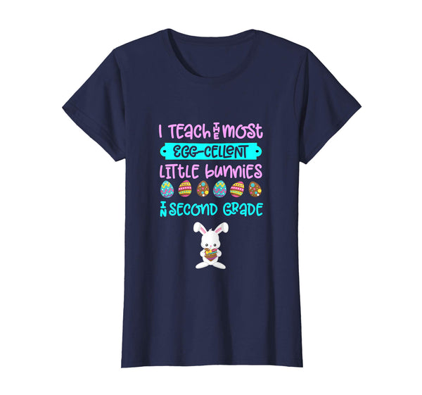 Easter Shirt Teacher Gift Teach Bunny Second 2nd Grade Cute