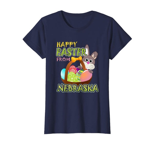 Happy Easter from Nebraska Funny States T-Shirt