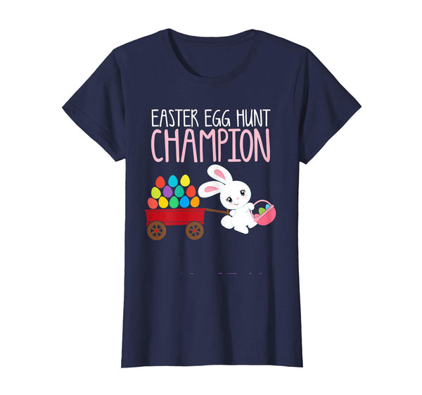 EASTER EGG HUNT CHAMPION Bunny T-Shirt Girls Kids Toddlers