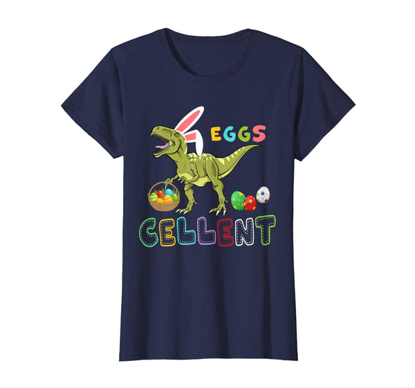 Dinosaur T rex Rabbit Eggs Cellent Happy Easter Gift T-shirt