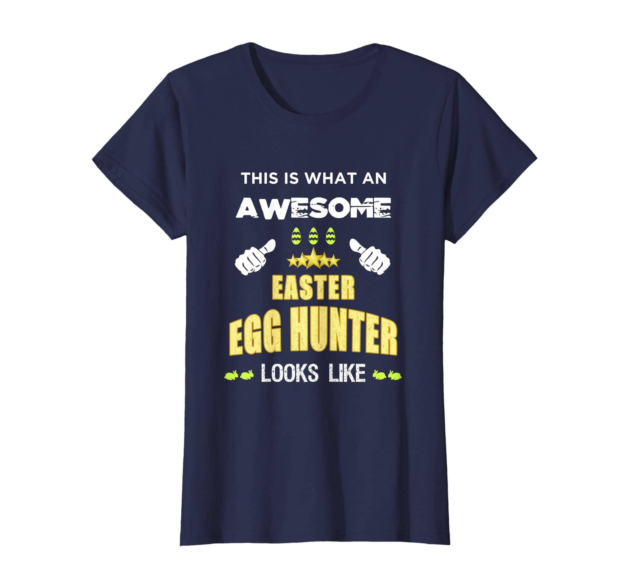 Awesome Egg Hunter Funny Easter Gift T-Shirt Boys Girls