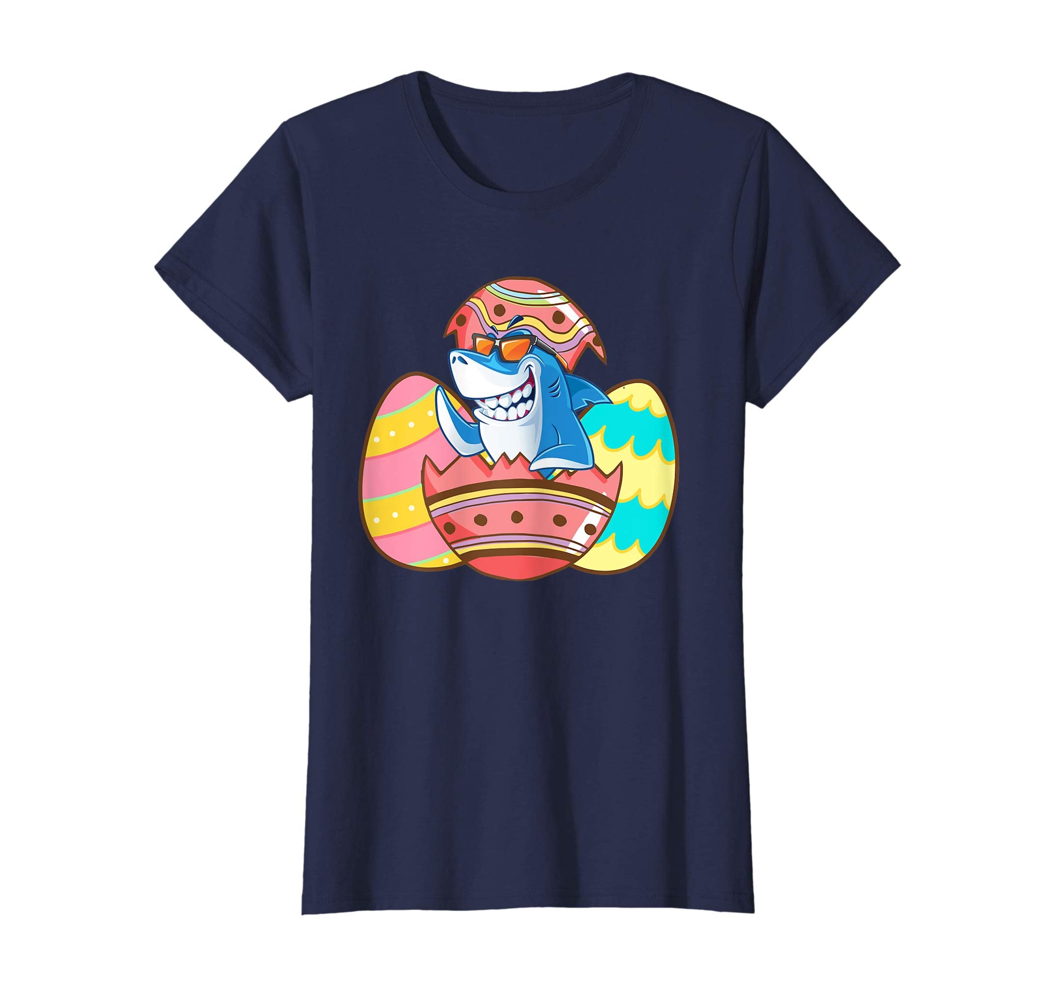Easter Shirts For Kids Boys Girls Shark Shirt Easter Eggs