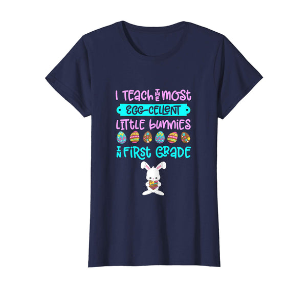 Easter Shirt Teacher Gift Teach Bunny First 1st Grade Tshirt
