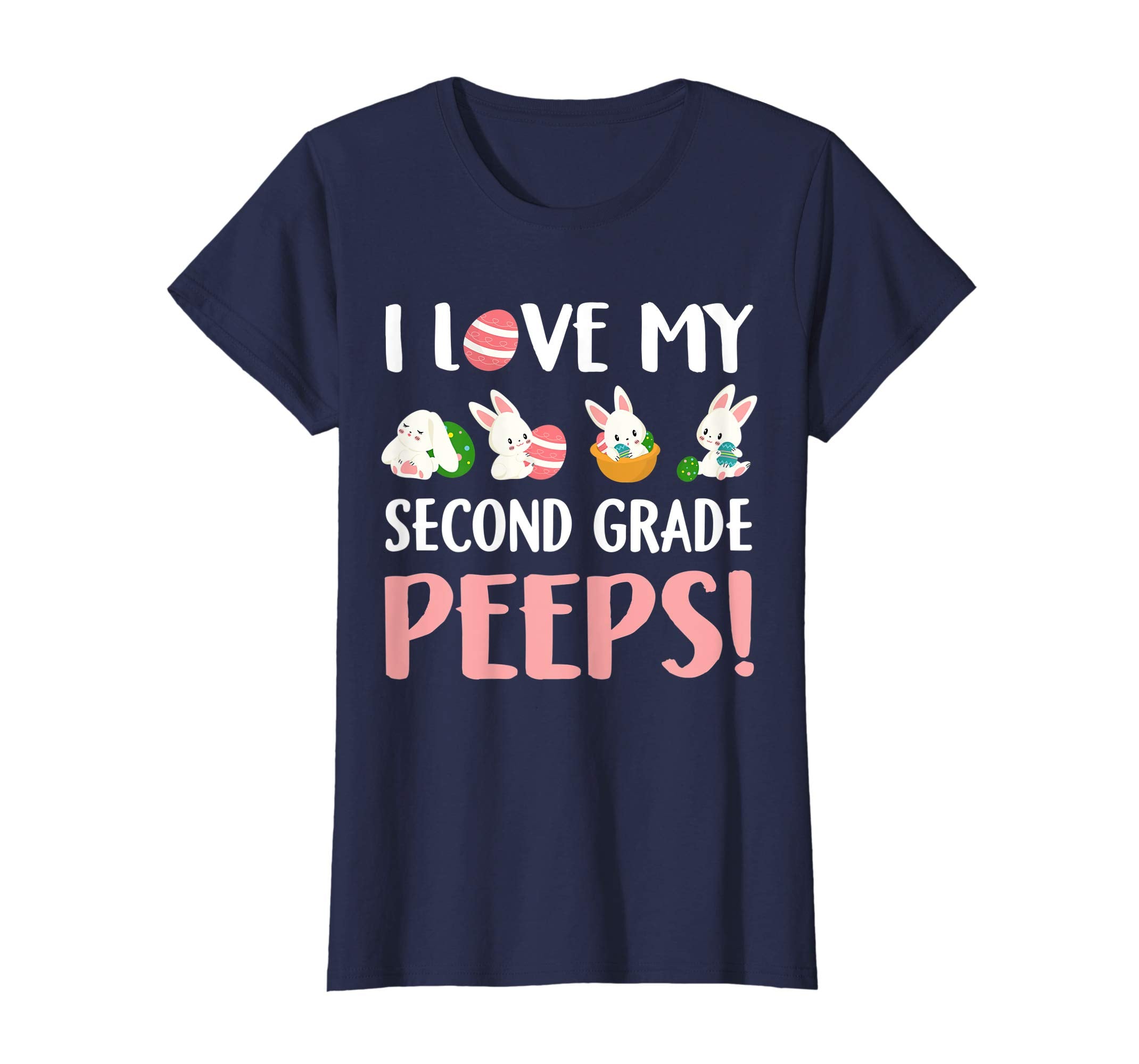 I Love My Second Grade Peeps Easter Day T-Shirt