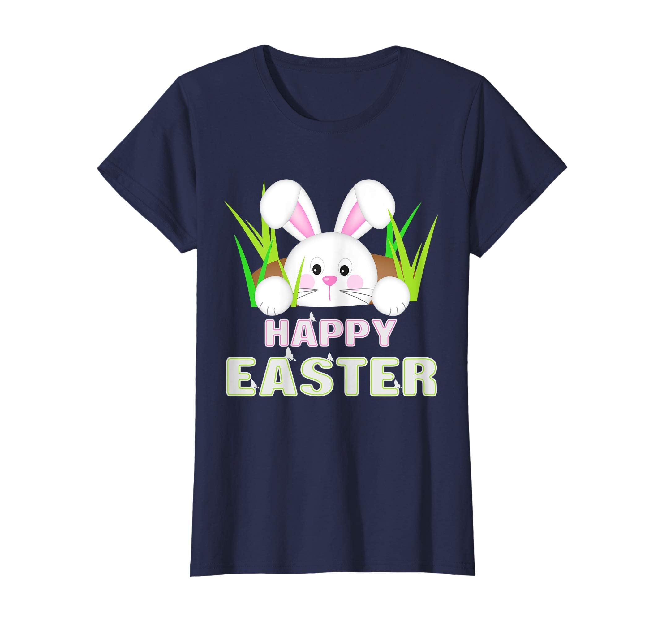 Happy Easter Shirt Bunny in Rabbit Hole Easter Gift