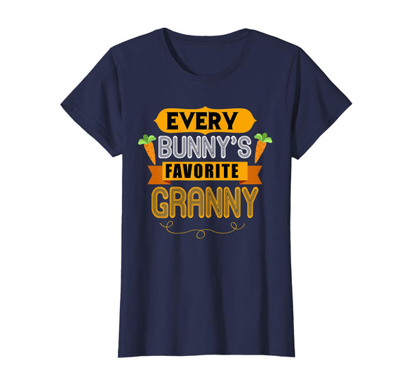 WOMEN'S EVERY BUNNYS FAVORITE GRANNY SHIRT CUTE EASTER GIFT