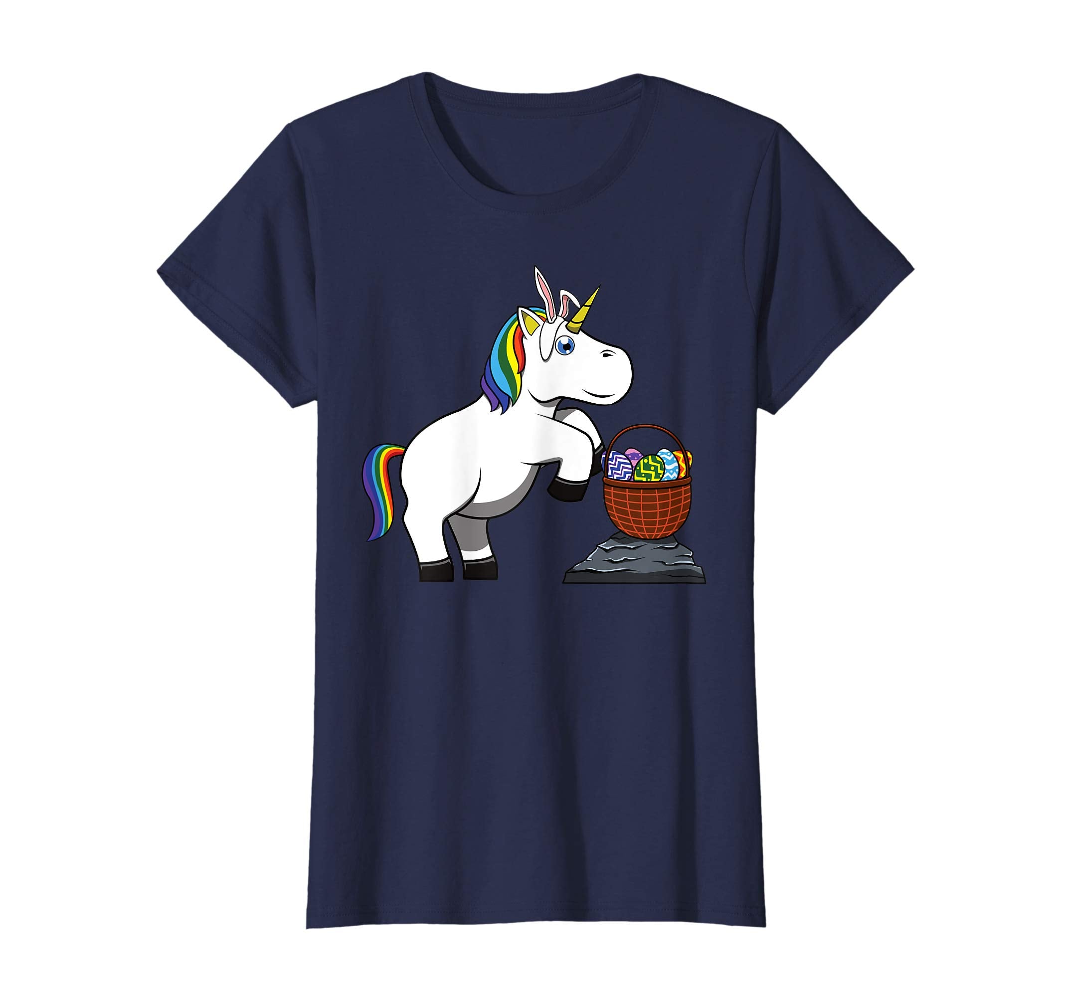 Easter Unicorn T-Shirt Girls Bunnicorn Rabbitcorn Gift