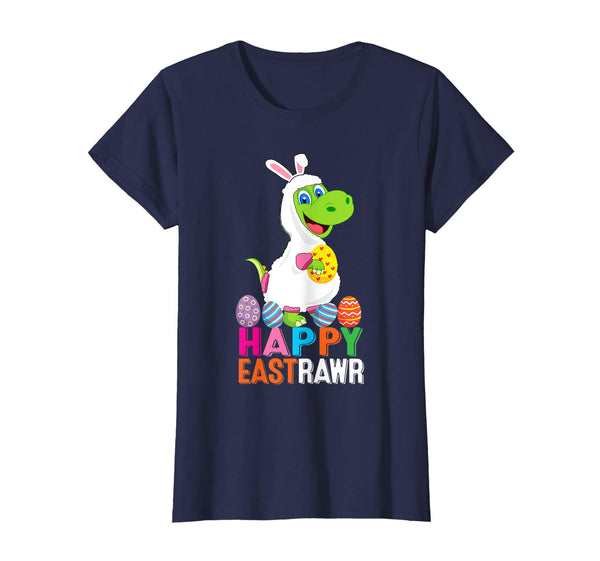 Happy Eastrawr Funny Dinosaur Easter Bunny Gift Kids Shirt