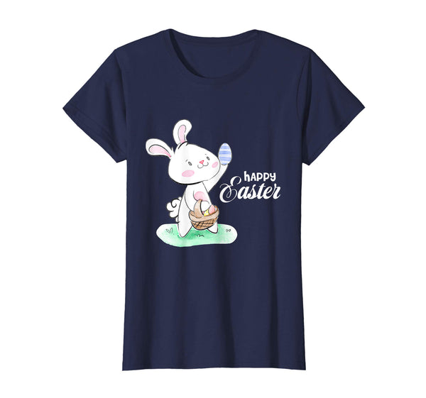 Happy Easter Real Bunny T Shirt Colorful Egg Hunt