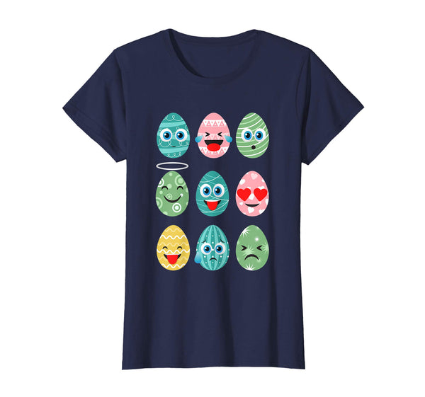 Funny Easter Eggs Emojis Birthday Shirt For Men And Women