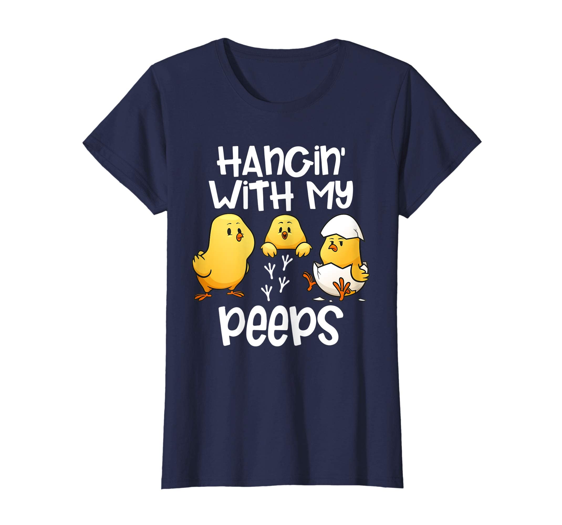 Hanging With My Peeps Happy Easter Kids Boys Girls T Shirt